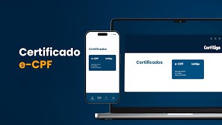 eCPF CertiSign conheça o melhor certificado digital  CertiSign [upl. by Ainniz381]