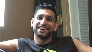 WOW AMIR KHAN CLOWNS KELL BROOK HARD SAYS 1ARMED SPARRING BEATINGS STILL HAS HIM BITTER [upl. by Anavlys]