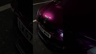 Purple BMW e92 bmw carmusic bmwm purple car racecar reels shorts [upl. by Reffineg]