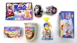 Fancy Milk Stuff Surprise Pudding Hot Wheels Barbie Monte Müller Corner etc [upl. by Ras566]