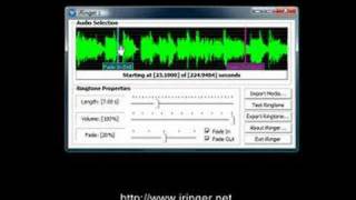 iRinger  Create iPhone ringtones for free [upl. by Anelrad128]