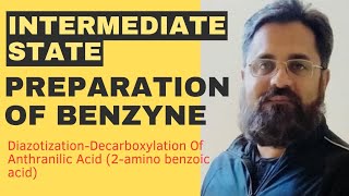 Preparation Of Benzyne DiazotizationDecarboxylation Of Anthranilic Acid 2amino benzoic acid [upl. by Nevi]