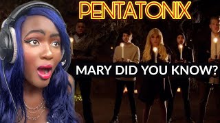 SHOOK PENTATONIX  MARY DID YOU KNOW  SINGER FIRST TIME REACTION [upl. by Brebner]