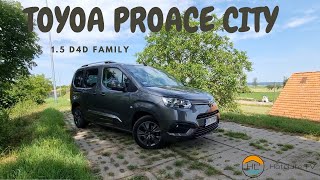 TOYOTA PROACE CITY VERSO 15 D4D 130 KM FAMILY [upl. by Gaige]