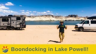 Boondocking in Lake Powell [upl. by Haggerty]