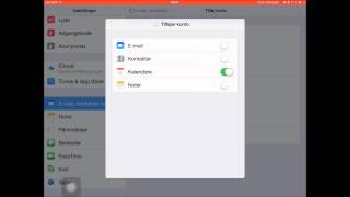 Oprettelse af Fælles Kalender på Ipad´en [upl. by Tatman]