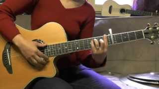 Comment jouer Mylene Farmer Sans contrefaçon ★Tuto Guitare Tab ★ [upl. by Eanrahc]