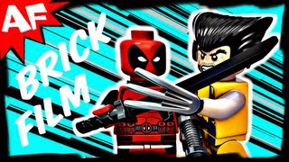 Lego WOLVERINE VS DEADPOOL  Marvel Super Heroes Brick Film [upl. by Strauss]