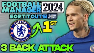 ATTACKING 343 Tactic on Football Manager 2024 [upl. by Romilda]