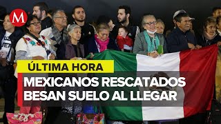 Primer avión de Sedena con 135 mexicanos rescatados de Israel aterriza en el AIFA [upl. by Esor]