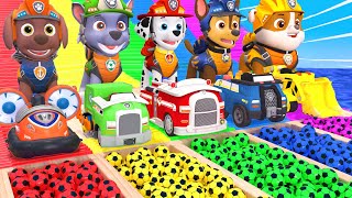 PAW Patrol Guess The Right Door ESCAPE ROOM CHALLENGE Animals Tire Game Chicken Elephant Cow Sheep [upl. by Annawahs]