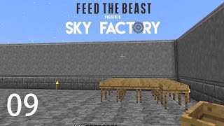 Sky Factory 3 w xB  SIFTING AND SMELTING ROOMS E09 Minecraft Modded Sky Block [upl. by Zerdna]