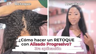 😵¿CÓMO HACER UN RETOQUE DE ALISADO EN CABELLO AFRO👩‍🦱 Consejos y Trucos para Estilistas alisados [upl. by Jeremiah]