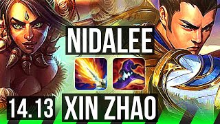 NIDALEE vs XIN ZHAO JGL  Rank 2 Rank 1 Nida 17112 65 winrate  EUW Challenger  1413 [upl. by Bowles]