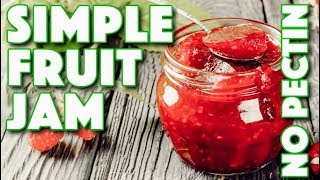 How To Make Old Fashioned Raspberry Jam Without Pectin For All Berries [upl. by Tavie]