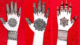 Easy Simple Tricks Backhand Mehndi Designs  Beautiful Mehndi Design Easy Mehandi ka Design 2024 [upl. by Nosille404]