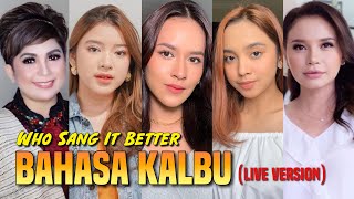 BAHASA KALBU Cover LIVE by Indonesian Female Singers Raisa Tiara Lyodra Rossa Joy etc [upl. by Eolanda]