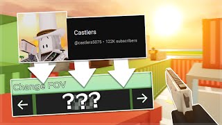 Using CASTLERS SETTINGS In Roblox Arsenal [upl. by Zarah643]