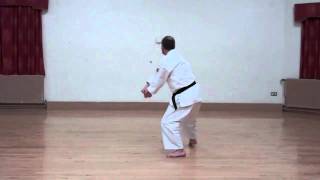 Wado Karate Pinan Godan performed by Neil Pottinger [upl. by Serena]