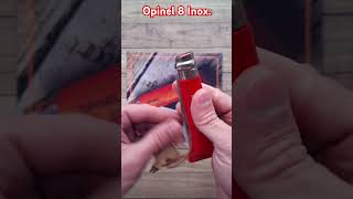 Opinel N° 8 Inox Red  opinel edc edcknife foldingknife [upl. by Anaoj]