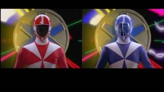 Power Rangers Lightspeed Rescue  All Group Morph Combinations [upl. by Dinse]