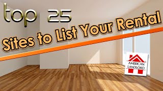 Top 25 Sites to Advertise Rental Property  American Landlord [upl. by Pomcroy916]