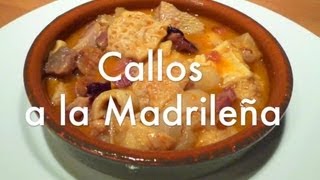 Callos a la madrileña  Recetas de cocina españolas ✅ [upl. by Doowron]