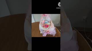 creative youtubetrendDiy Diaper cakes design for Baby shower decoration Hu tu tu turu [upl. by Elmore]