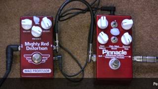 Blind Comparison  Wampler Pinnacle vs Mad Professor Mighty Red Distortion  Pedal Shootout [upl. by Aletsirc]