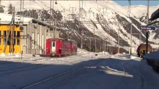 RhB gare de Pontresina [upl. by Angadresma]