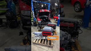 Dodge Demon Swapping An SRT10 Truck [upl. by Fanestil576]