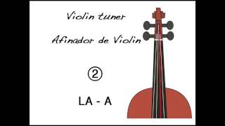 Violin Tuner  Afinador de Violín [upl. by Willdon]