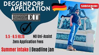 Application form of DIT Deggendorf Germany  Primuss Portal [upl. by Imray]