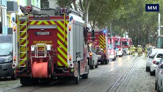 Brand in Altenheim in Mannheim Eine Person tot geborgen [upl. by Oeramed]