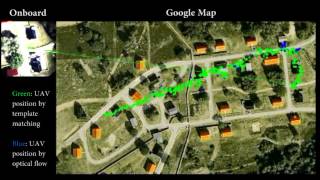 Google Map Referenced UAV Navigation in GPS denied environment [upl. by Lilllie862]