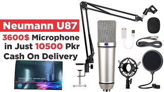 36000 Neumann U87 Condenser Microphone in Cheap Price  Neumann U87 Ai Mic Review Test amp Price [upl. by Ylsel]