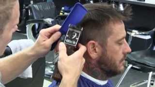 Faux Mohawk  Frohawk How to  Mens hairstyle  fade haircut  beckham inspired [upl. by Woolley]