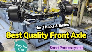 Best Quality Front Axle assembly process for trucks amp buses [upl. by Ainar]