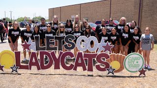 Calallen Lady Cats sent off to State softball 2024 in style [upl. by Nica]