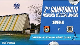 SANTA ROSA X SLC AMIGOS  SEMIFINAL  2º CAMPEONATO MUNICIPAL DE FUTSAL AMADOR [upl. by Rehpotsrik196]