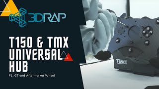 Convert your Thrustmaster T150 or TMX Universal Hub 508 \ 70 PCD Rim Addon by 3DRap [upl. by Weywadt841]