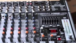 Behringer XENYX X 1222USB [upl. by Sievert]