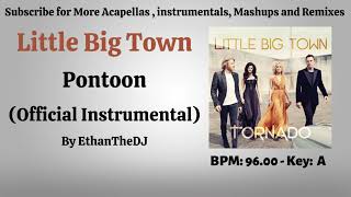 Little Big Town  Pontoon Official Instrumental [upl. by Macfarlane]