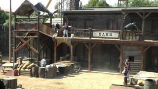 Old Wild West PortAventura stuntshow [upl. by Korwin]