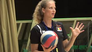 Volleyclinic Fien Callens Procesgericht trainen en coachen de praktijk [upl. by Aneres]