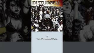 Top 5 Most Streamed Disturbed Albums [upl. by Felton]