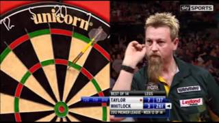 Taylor vs Whitlock premier league week 12 2012 part 3 [upl. by Lyrem]