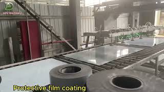 stainless steel sheet to sheet polishing line with no4 hairline finishing [upl. by Nylrahc]