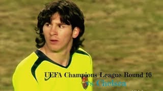 18歳のメッシ vs チェルシー【チャンピオンズリーグ200506】 [upl. by Engvall]