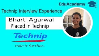 Technip Interview Experience By Bharti Agarwal  InterviewTips [upl. by January]